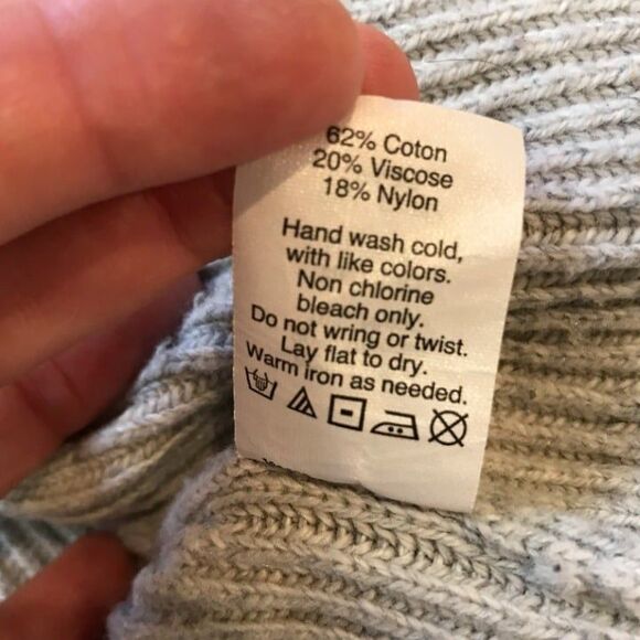 Madewell Horizontide Grey Open Front Cardigan Ribbed Cotton Blend Small - Picture 8 of 8